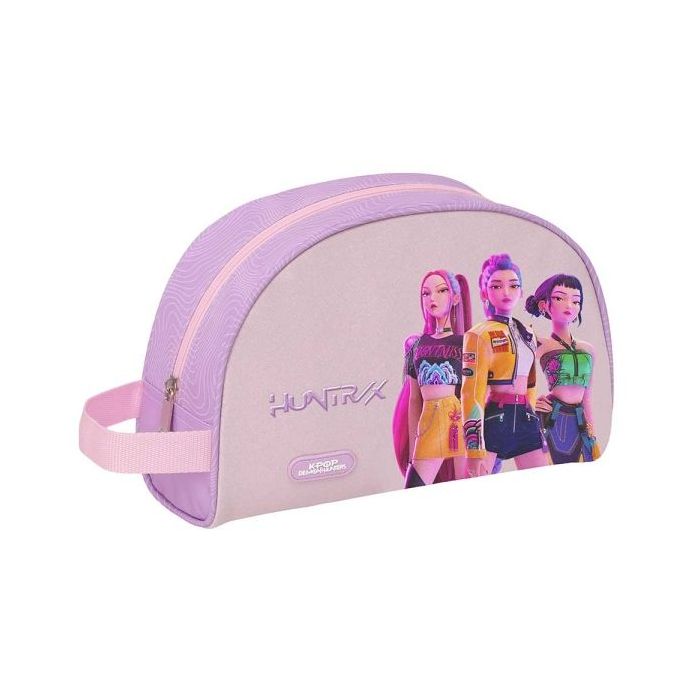 Safta K-Pop Demon Hunters Iconic Neceser - Adaptable a Carro - Asa de Mano Lateral - Bolsillo Interior con Cremallera - 28x18x10