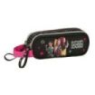 Safta K-Pop Demon Hunters Energy Portatodo - 2 Compartimentos con Cremallera - Asa Lateral - Capacidad 1L - 21x8x6cm - Color Neg