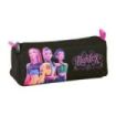 Safta K-Pop Demon Hunters Portatodo - 1 Compartimento con Cremallera - 21x8x7cm - Color Negro y Rosa