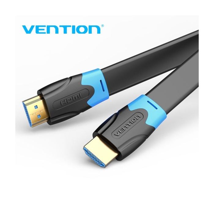Vention Cable HDMI 2.0 Resolucion 4K - Aislamiento PVC - 10m - Diametro 30AWG - Color Negro