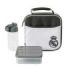 Safta Real Madrid Bolsa Isotermica Porta Alimentos - Cremallera - Incluye Recipiente de 650ml - Botella de 335ml - Bolsillo Inte