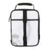 Safta Real Madrid Bolsa Isotermica Porta Alimentos - Expandible - Incluye Recipiente de 650ml - Cremallera - Asa de Mano - 20.7x