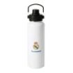 Safta Real Madrid Botella Isotermica - Capacidad 1.2L - Pajita Interior - Revestimiento Interior de Cobre - Tapa Antifugas - 12h