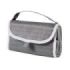 Safta Real Madrid Bolsa Isotermica Porta Alimentos - Plegable - Solapa con Velcro - Asa de Mano - 18.4x25.4x12.7cm - Color Gris