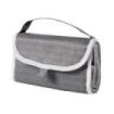 Safta Real Madrid Bolsa Isotermica Porta Alimentos - Plegable - Solapa con Velcro - Asa de Mano - 18.4x25.4x12.7cm - Color Gris