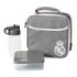 Safta Real Madrid Bolsa Isotermica Porta Alimentos - Cremallera - Incluye Recipiente de 650ml - Botella de 335ml - Bolsillo Inte