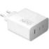 Xiaomi 90W Hypercharge Cargador GAN de Pared para Smartphone - 2xUSB-C + 1xUSB-A - Carga Rapida - Color Blanco