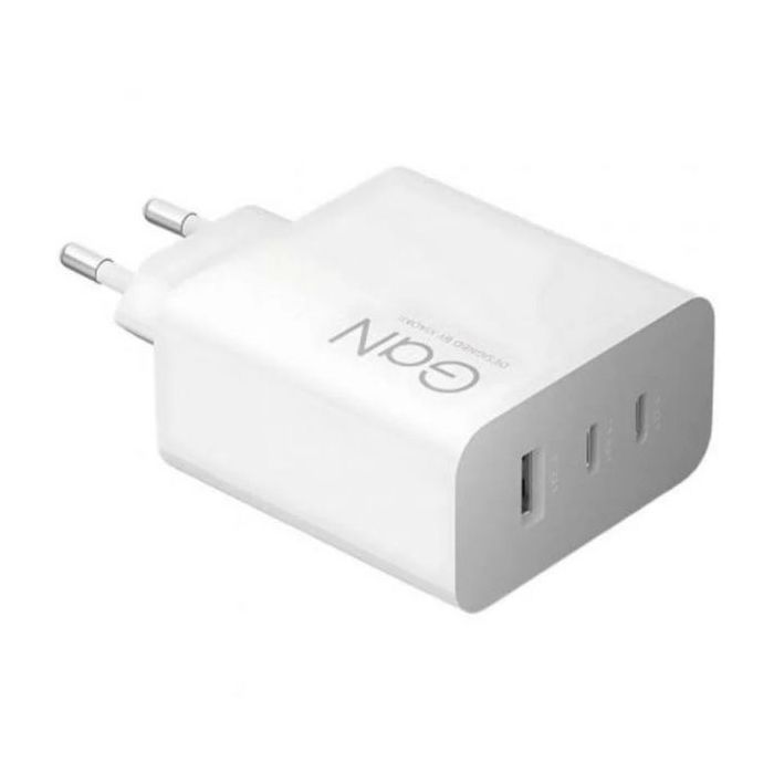 Xiaomi 90W Hypercharge Cargador GAN de Pared para Smartphone - 2xUSB-C + 1xUSB-A - Carga Rapida - Color Blanco
