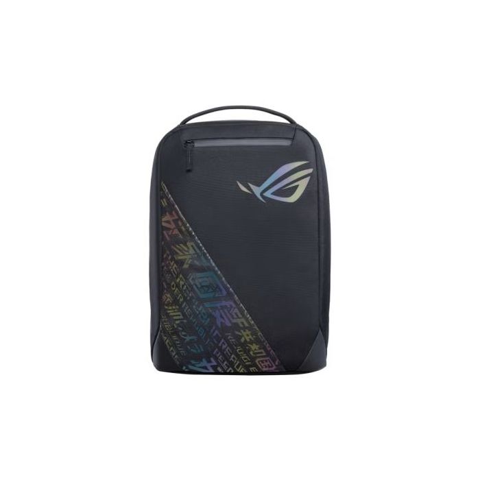 Asus BP1501G ROG Mochila para Portatil 17  - Bolsillo exterior de Acceso Rapido - Diseño y Detalles holograficos ROG - Color Neg