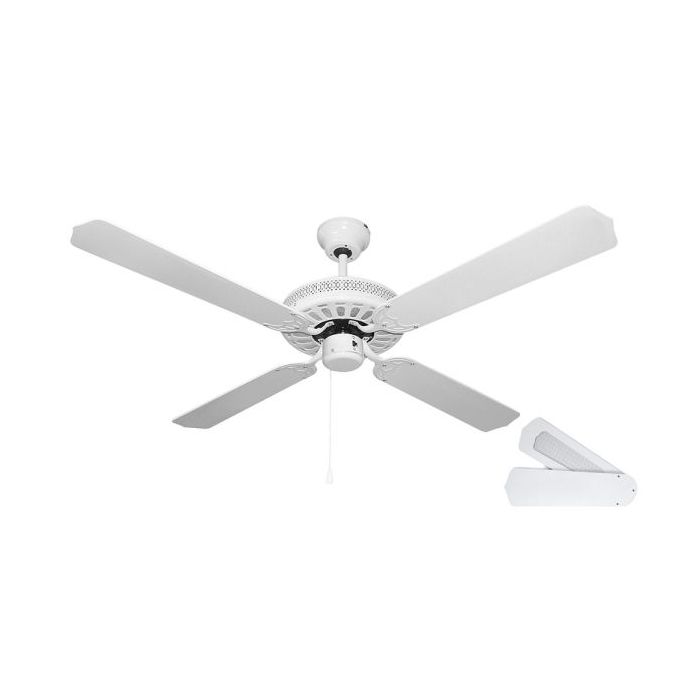 Orbegozo CF 07132 B Ventilador de Techo - 3 Velocidades 4 Aspas Reversibles - 60W - Diametro 132cm - Color Blanco