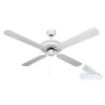 Orbegozo CF 07132 B Ventilador de Techo - 3 Velocidades 4 Aspas Reversibles - 60W - Diametro 132cm - Color Blanco