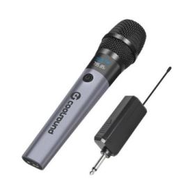 Coolsound CS0286 Microfono Inalambrico UHF - Autonomia Hasta 6 Horas - Receptor Incluido - Emparejamiento Automatico - Boton On/