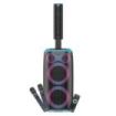 Coolsound Blast Pump 2.1 Altavoz Karaoke - 2x 6.5  - 80W RMS - 5 Tweeters - Iluminacion RGB - Bluetooth, USB, Tarjeta TF y Auxil
