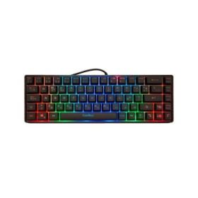 Coolbox TM065 Teclado Gaming Mecanico - Compacto - Iluminacion RGB - 19 Teclas Anti-ghosting  - Color Negro