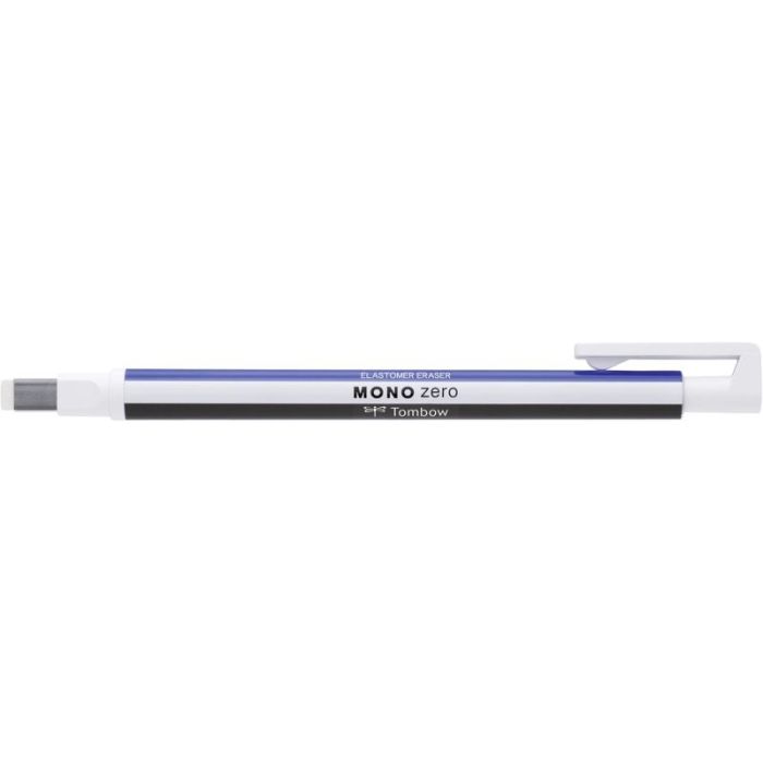 Tombow Mono Zero Portagomas - Punta Rectangular de 2.5x5mm - Capuchon de Proteccion - Mecanismo de Giro - Libre de PVC y Latex -