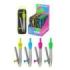 ErichKrause Neon Expositor con 12 Compases con Lapiz - Cuerpo Metalico - 123mm de Longitud - Radio Maximo de 185mm - Colores Sur