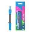 ErichKrause Neon Compas Escolar - Cuerpo Metalico - 120mm de Longitud - Radio Maximo de 180mm - Bolsa de Polietileno - Color Azu