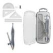 ErichKrause Classic Pack Escolar de Dibujo - Compas - Regla de 15cm - Escuadra - Cartabon - Transportador de Angulos - Goma de B