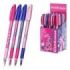 ErichKrause U-109 Stick and Grip Pinna Kotta Boligrafo con Capuchon - Modelos Surtidos - Trazo 0.3mm - Zona de Agarre de Goma -