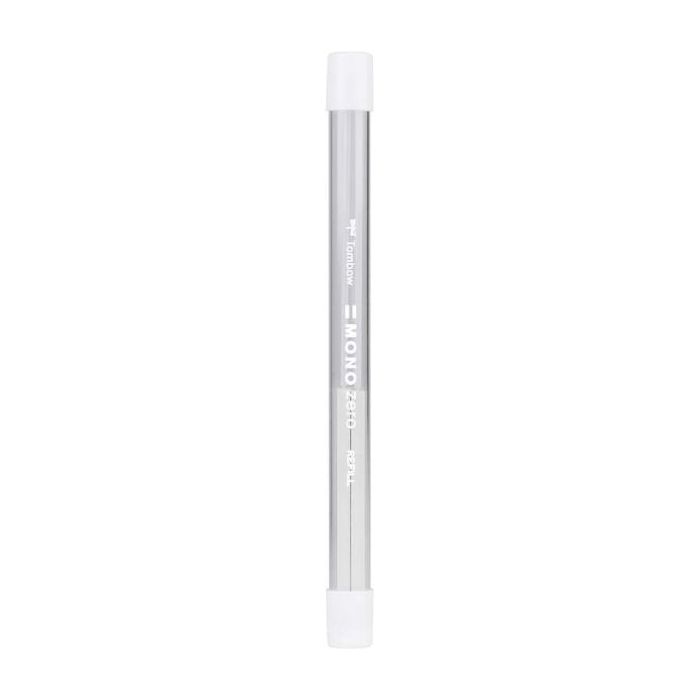 Tombow Mono Zero Recambios para Portagomas - Punta Rectangular de 2.5x5mm - Presentacion en Tubo con 2 Gomas - Libre de PVC y La