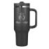 Safta Real Madrid Vaso con Asa Termico - Capacidad 1.2L - Pajita con Varilla de Limpieza - Revestimiento Interior de Cobre - Tap