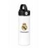 Safta Real Madrid Botella Isotermica - Capacidad 530ml - Pajita Interior - Revestimiento Interior de Cobre - Tapa Antifugas - 12
