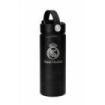 Safta Real Madrid Botella Isotermica - Capacidad 530ml - Pajita Interior - Revestimiento Interior de Cobre - Tapa Antifugas - 12