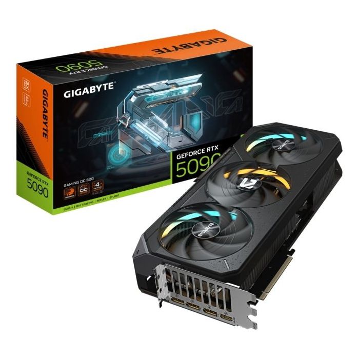 Gigabyte GeForce RTX 5090 Tarjeta Grafica GAMING OC 32GB GDDR7 - 3x DP, HDMI