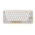 Asus Marshmallow KW100 Teclado  - Bluetooth - Compacto - Español - Color Beige