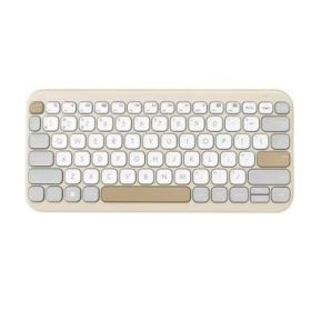 Asus Marshmallow KW100 Teclado  - Bluetooth - Compacto - Español - Color Beige