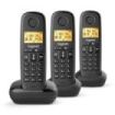 Gigaset Basic 100 Trio Telefono Inalambrico Dect con Identificador de Llamadas - Bloqueo de Llamadas - Pantalla Retroilluminada