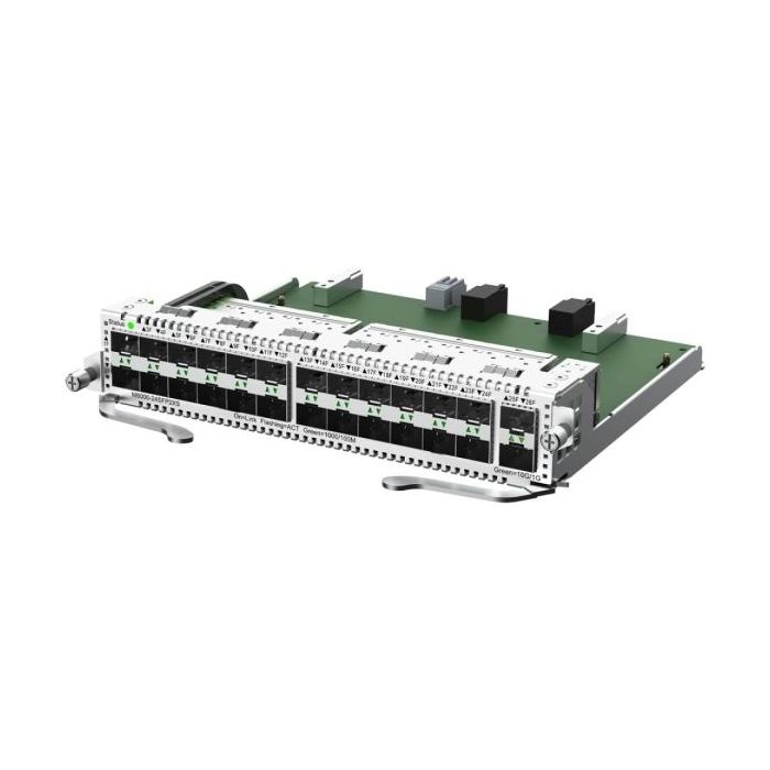 Ruijie M6000-24SFP2XS Tarjeta Optica Switch para Chasis - 24x SFP hasta 1Gbps - 2x SFP+ hasta 10Gbps - Color Acero