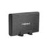 Natec Rhino Caja Externa para Discos HDD/SSD SATA 3.5  - USB 3.0 - Diseño Robusto y Elegante - Plug and Play - Color Negro