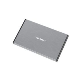 Natec Rhino GO Caja Externa para Discos HDD/SSD SATA 2.5  - USB 3.0 - Compatible con Discos de Hasta 4TB - Plug and Play - Color
