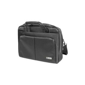Natec Gazelle Maletin para Portatiles de 15,6  - Multiples Bolsillos - Resistente a Salpicaduras - Gran Capacidad - Color Gris