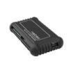 Natec Beetle Lector de Tarjetas All in One - SD/MMC (7 en 1), MS (3 en 1), MicroSD/T-Flash, M2, xD y CF - Recubrimiento de Goma