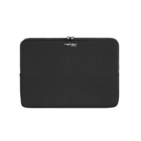 Natec Coral Funda par Portatiles de 14.1  - Neopreno - Doble Cremallera - Delgada y Resistente - Color Negro