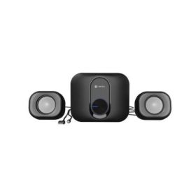 Natec Pug Altavoces 2.1 11W RMS - Diseño Compacto con Subwoofer Dedicado - Alimentación USB - Plug and Play - Color Negro