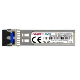 Ruijie NIS-GE-SFP-10KM-SM1310 Modulo Transceptor SFP - 1000Base-LX - Fibra Optica hasta 10km - Longitud de Onda de 1310nm - Colo