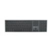 Natec Dolphin Teclado inalambrico Slim - Aluminio - Bluetooth + 2,4 Ghz - Switch X-Scissors - Color Negro