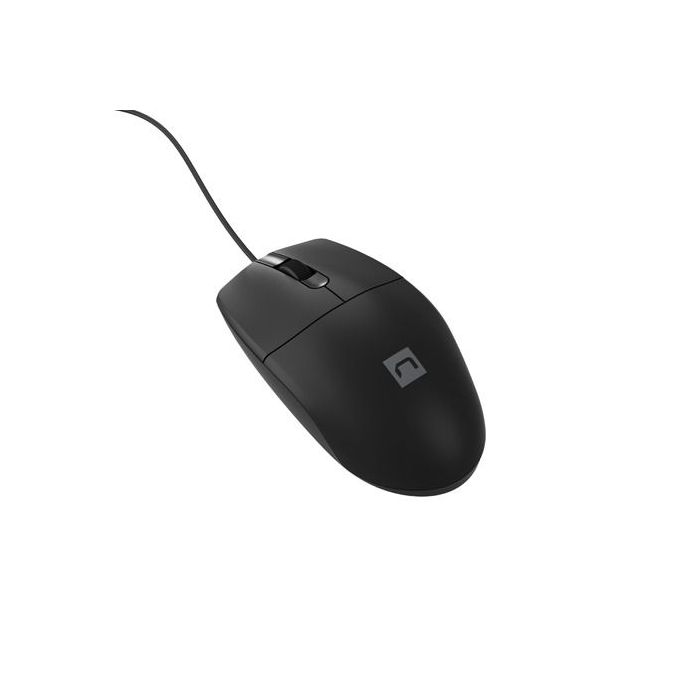 Natec Ruff 2 Raton Optico - 1000 dpi - Cable de 1,5 mtrs - 3 Botones - Color Negro