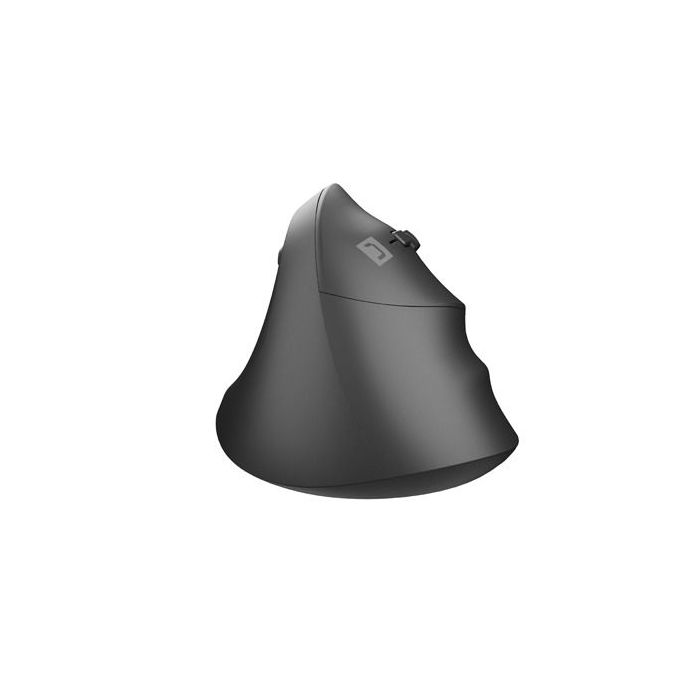 Natec Crake 2 Raton Optico Vertical Inalambrico - 2.400 dpi - Bluetooth + 2,4Ghz - 6 Botones - Color Negro