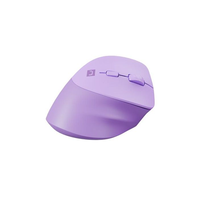 Natec Crake 2 Raton Optico Vertical Inalambrico - 2.400 dpi - Bluetooth + 2,4Ghz - 6 Botones - Color Lavanda