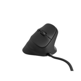 Natec Crake 2 Pro Raton Optico Vertical - 12.800 dpi - Programable - Ergonomico - Ilumincacion RGB Personalizable - Color negro