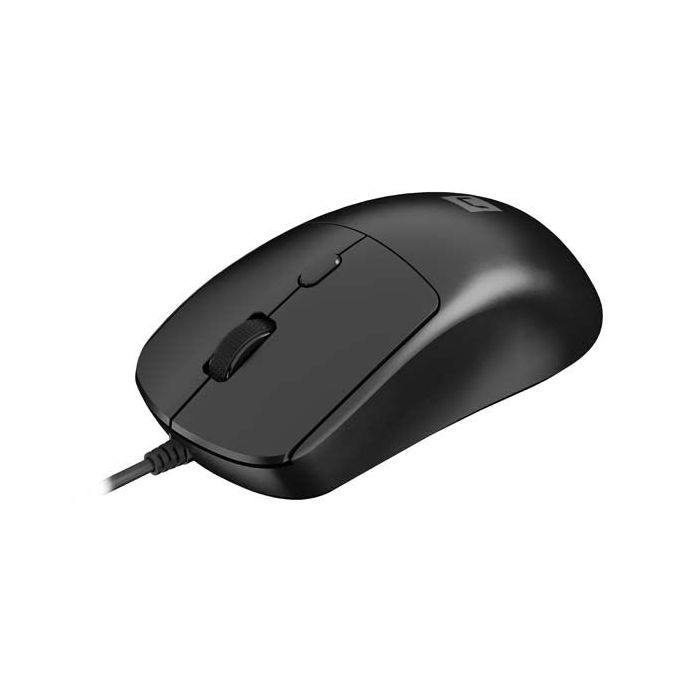 Natec Hawk 2 Raton Laser Ergonomico - 2400 dpi - Cable de 1,8 mtrs - 4 Botones - Color Negro