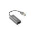Natec Cricket Adaptador de Red Ethernet USB 3.0 a RJ45 1GB - Transferencia de Datos Rapida y Fiable - Color Gris