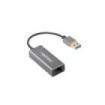 Natec Cricket Adaptador de Red Ethernet USB 3.0 a RJ45 1GB - Transferencia de Datos Rapida y Fiable - Color Gris