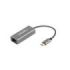 Natec Cricket Adaptador de Red Ethernet USB-C 3.1 a RJ45 1GB - Transferencia de Datos Rapida y Fiable - Color Gris