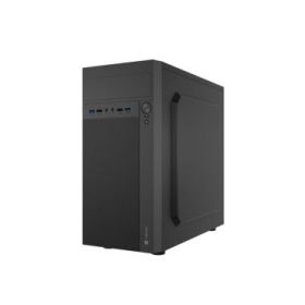 Natec Helix Caja Mini Torre MiniATX - Compatible Micro-ATX y Mini-ITX - 2xUSB 3.0, 2xUSB2.0 y 2xMiniJack - Color Negro