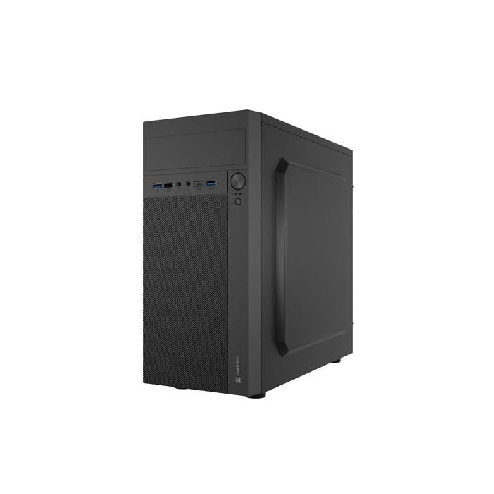 Natec Helix USB-C Caja Mini Torre MiniATX - Compatible Micro-ATX y Mini-ITX - 1xUSB-C, 2xUSB 3.0, 2xUSB2.0 y 2xMiniJack - Color